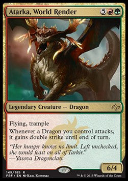 Atarka, World Render FRF-149 Rare Spanisch