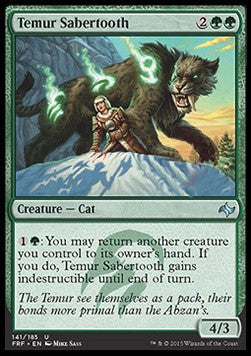 Temur Sabertooth FRF-141 Uncommon Englisch