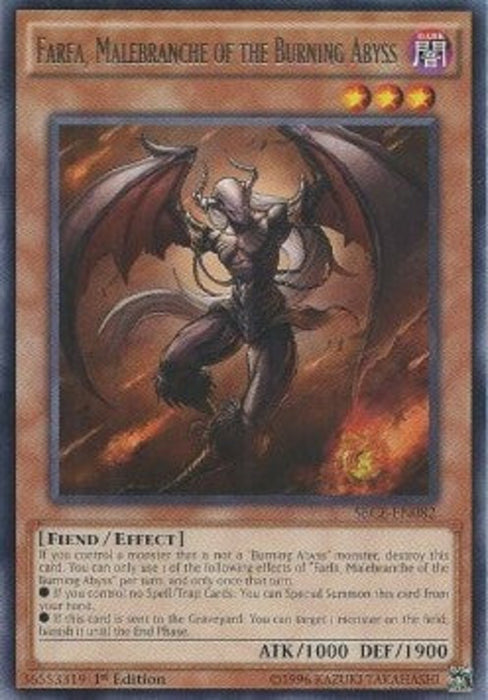 Farfa, Malebranche of the Burning Abyss SECE-EN082 Rare Englisch