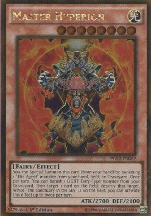Master Hyperion PGL2-EN082 Gold Rare Englisch