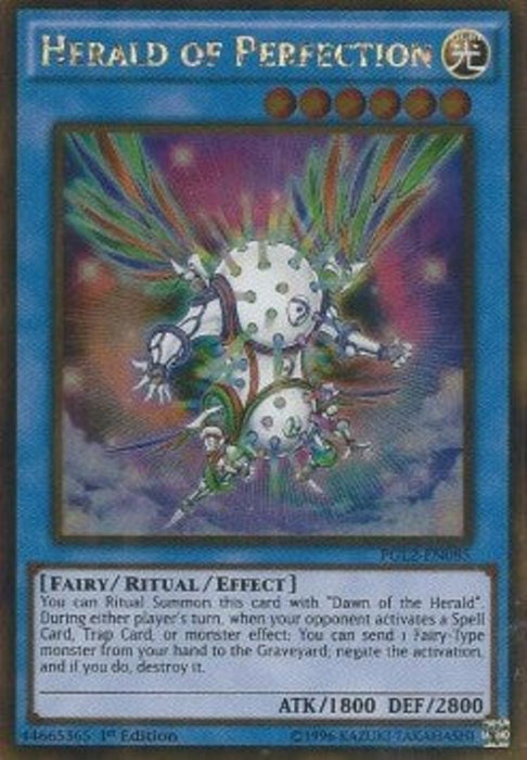 Herald of Perfection PGL2-EN085 Gold Rare Englisch