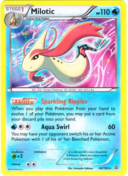 Milotic PRC-44 Holo Rare Englisch