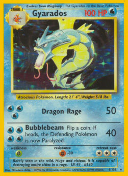 Gyarados BS-6 Holo Rare Englisch