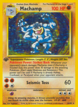 Machamp BS-8 Holo Rare Englisch