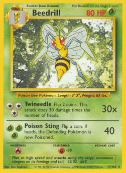 Beedrill BS-17 Rare Englisch