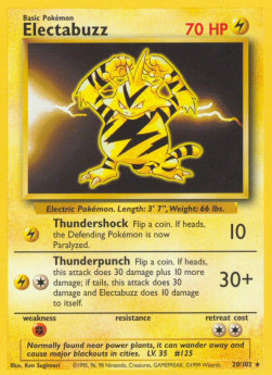 Electabuzz BS-20 Rare Englisch