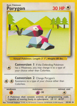 Porygon BS-39 Uncommon Englisch