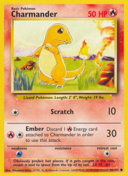 Charmander BS-46 Common Englisch