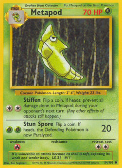 Metapod BS-54 Common Englisch