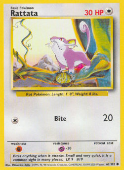 Rattata BS-61 Common Englisch