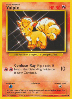 Vulpix BS-68 Common Englisch