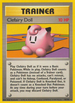 Clefairy Doll BS-70 Rare Englisch