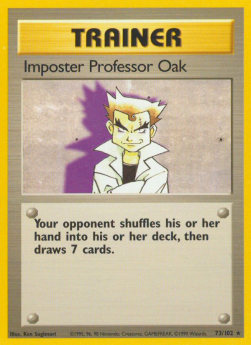 Imposter Professor Oak BS-73 Rare Englisch