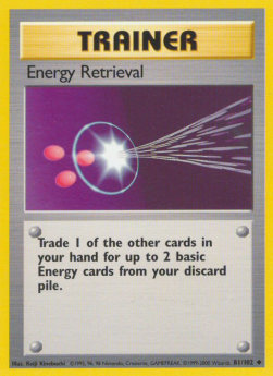 Energy Retrieval BS-81 Uncommon Englisch