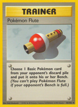 Pokémon Flute BS-86 Uncommon Englisch