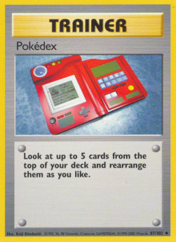 Pokédex BS-87 Uncommon Englisch