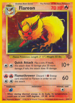 Flareon JU-3 Holo Rare Englisch