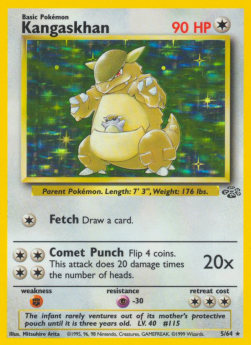 Kangaskhan JU-5 Holo Rare Englisch