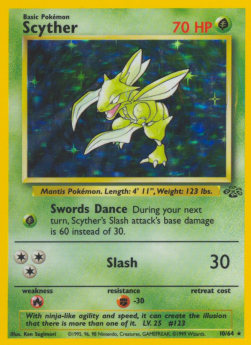 Scyther JU-10 Holo Rare Englisch