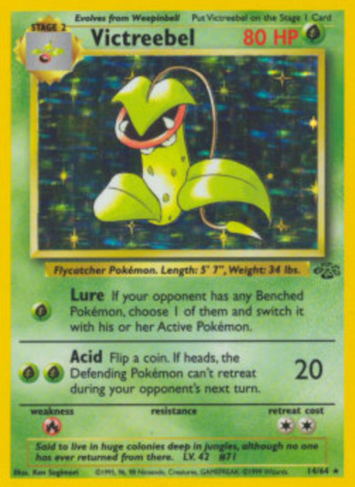 Victreebel JU-14 Holo Rare Englisch
