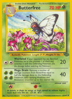 Butterfree JU-33 Uncommon Englisch