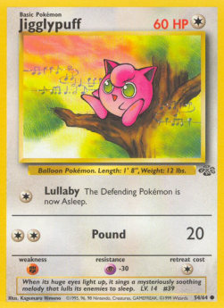 Jigglypuff JU-54 Common Englisch