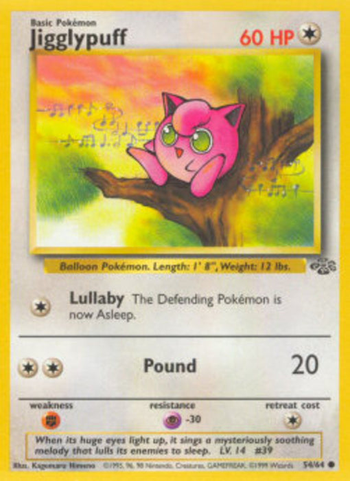 Jigglypuff JU-54 Common Englisch