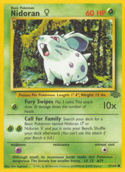 Nidoran ♀ JU-57 Common Italienisch