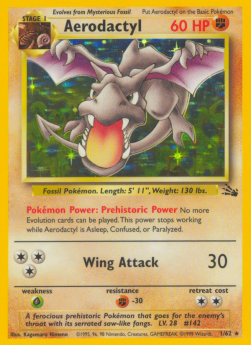 Aerodactyl FO-1 Holo Rare Deutsch