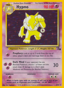 Hypno FO-8 Holo Rare Deutsch