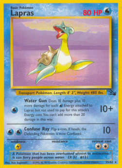Lapras FO-25 Rare Deutsch