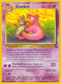 Slowbro FO-43 Uncommon Englisch