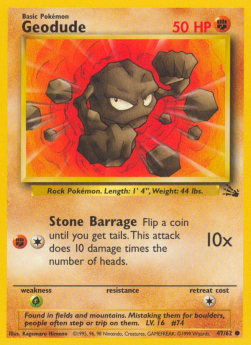 Geodude FO-47 Common Englisch