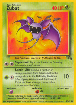 Zubat FO-57 Common Englisch