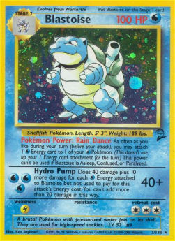 Blastoise B2-2 Holo Rare Englisch