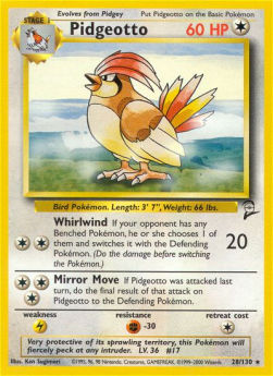 Pidgeotto B2-28 Rare Englisch