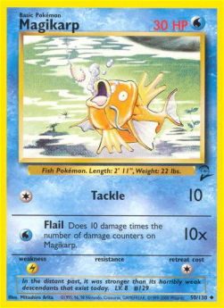 Magikarp B2-50 Uncommon Englisch