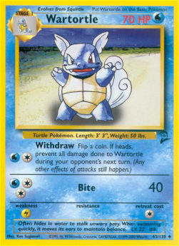 Wartortle B2-63 Uncommon Englisch