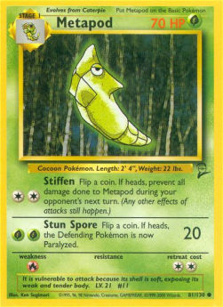 Metapod B2-81 Common Englisch