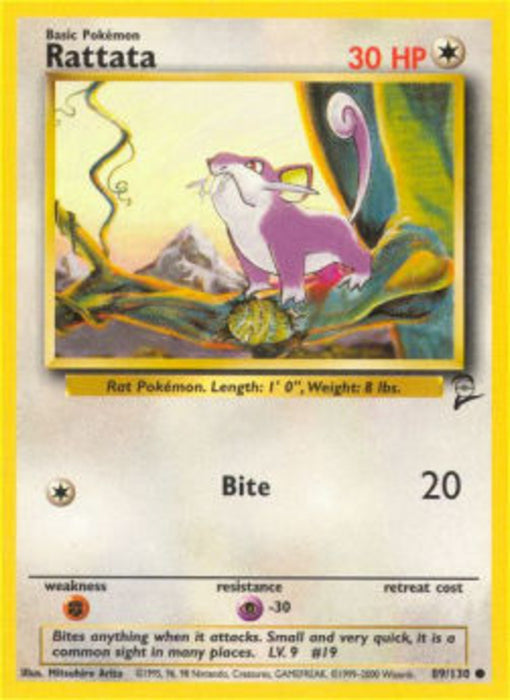 Rattata B2-89 Common Englisch