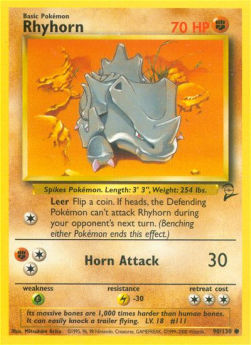 Rhyhorn B2-90 Common Englisch