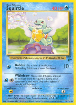 Squirtle B2-93 Common Englisch