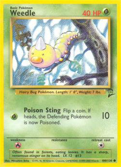 Weedle B2-100 Common Englisch