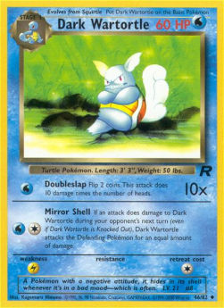 Dark Wartortle TR-46 Uncommon Englisch