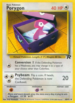 Porygon TR-48 Uncommon Englisch