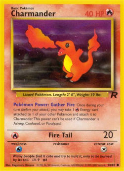 Charmander TR-50 Common Englisch