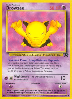 Drowzee TR-54 Common Englisch