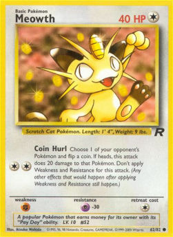 Meowth TR-62 Common Englisch