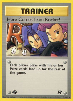 Here Comes Team Rocket! TR-71 Rare Englisch