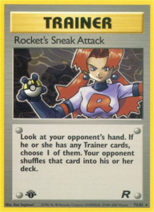 Rocket's Sneak Attack TR-72 Rare Englisch